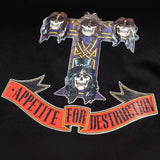 Fog Essentials T Shirts Spring/Summer FOG Skull Rock Band Crew Neck Short Sleeves