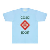 Casablanca T Shirts Fashion Print Street
