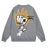Stussy Sweatshirts Crew Neck Fleece Sweater