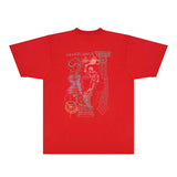 Casablanca T Shirts Fashion Print Street