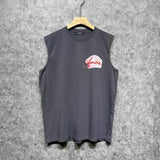 Amiri tank top pink beach print