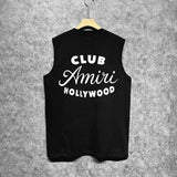 Amiri tank top hollywood club printing