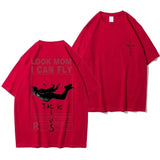 Oversized T-shirts Tops Rapper Cactus Jack Graphic Cotton