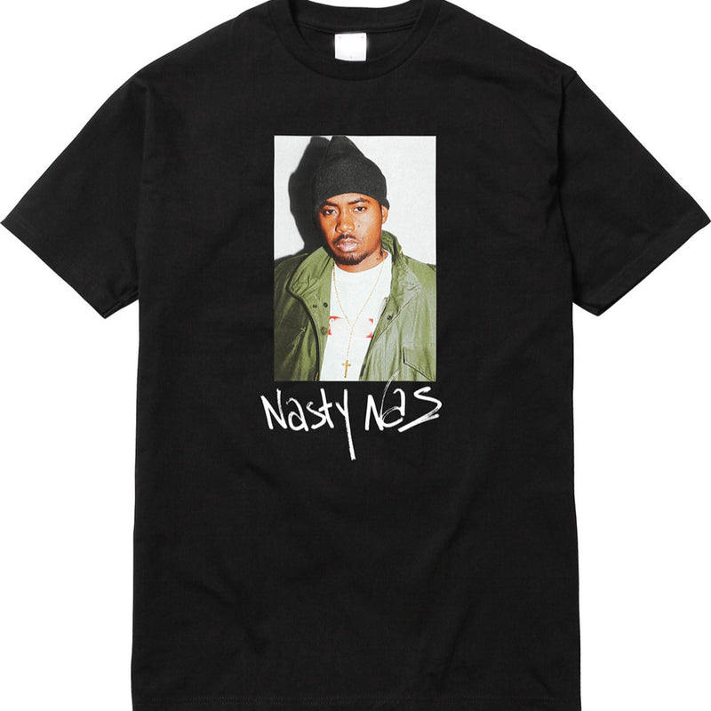 Mens T-shirts 17FW Nas Tee Hip Hop Rapper