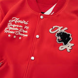 Amiri Jacket Spring and Autumn Leopard Head Jacket Men's and Women's