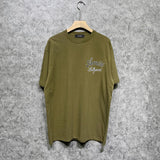 Amiri t shirts letter padded printing short sleeves