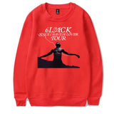 Men's and women's printed alphabet sweater