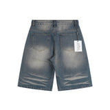 Valeforever Vale denim shorts Hotfix rhinestones