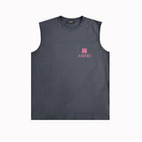 Amiri tank top small spider letter horizontal stripprinting