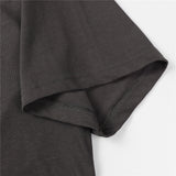 Fog Essentials T Shirts Spring Summer FOG Flocking E Letter Crew Neck Short Sleeves