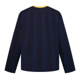 Unisex long-sleeved shirt autum badge v neck