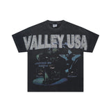 Valeforever Vale T Shirts Direct Injection Hotfix rhinestones Short Sleeves