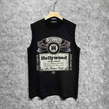 Amiri tank top damaged hollywood printing