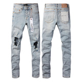 Purple Brand Jeans Pure Cotton High Street Trend