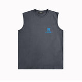 Amiri tank top small spider letter horizontal stripprinting