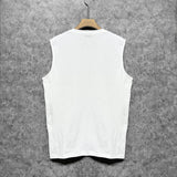 Amiri tank top fur printing