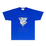 Casablanca T Shirts Fashion Print Street