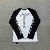 Chh Chrome Heart Long Sleeve Shirt Unisex Fashion Loose Long Sleeve Shirt