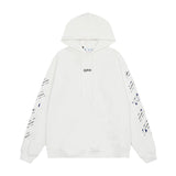 OFF WHITE Hoodie Trendy Street Style Personalized Cotton