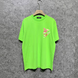 Amiri t shirts flower printing short sleeve