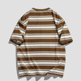 Mariner Shirt Women Haipeng Yun Men's Short-Sleeved T-shirt Men's Summer Top Couple's Shirts Striped T-shirt