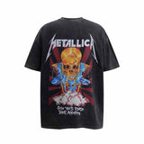 SAINT MICHAEL Vintage T Shirt Metallica James Alan Hetfield Short Sleeve