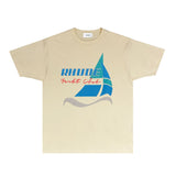 Rhude T Shirts Printed Trendy Pure Cotton