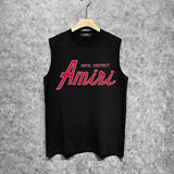 Amiri tank top stroke pure letterprinting