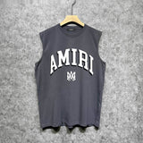 Amiri tank top spider projection printing