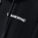 Chh Chrome Hearts Hoodie Cross Sanskrit Pink Sword Autumn/Winter Cardigan Jacket Zip Sweater