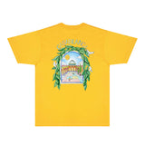 Casablanca T Shirts Fashion Print Street