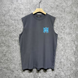 Amiri tank top splash paint simple letterprinting