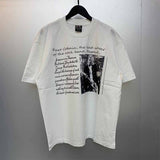 SAINT MICHAEL Vintage T Shirt Nirvana Band Kurt Cobain Short Sleeve