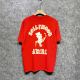 Amiri t shirts dice man printing short sleeves