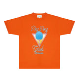 Casablanca T Shirts Fashion Print Street