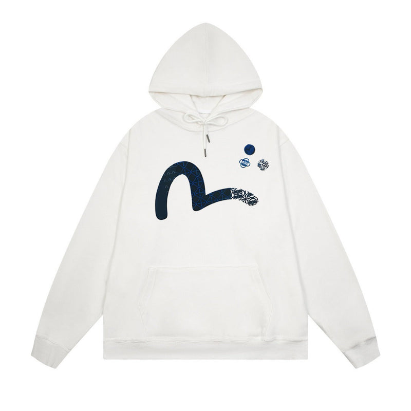 Evisu Hoodie Letter Print Male
