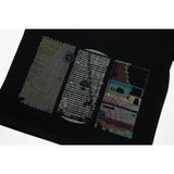 C.e t shirts abstract painting printingloose round neck pullover short sleeves