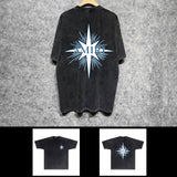 Amiri washed t-shirt star shield short sleeve