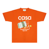 Casablanca T Shirts Fashion Print Street