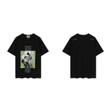 C.e t shirts printing pattern round neck pullover short sleeve men and women