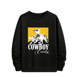 Cactus Claus Graphic Hoodie Women Loose Sweatshirt