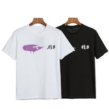 Palm Angels T Shirts Angel Letter Print Loose Short Sleeve T-shirt