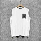 Amiri tank top simple logo square scarf printing