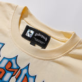 Godspeed T Shirts Star Shock Skull Print Cotton Casual Short Sleeve Men and Women