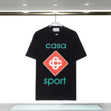 Casablanca T Shirts Fashion Casual Crew Neck Tee
