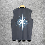 Amiri tank top star shield print