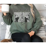 Sabrina Carpenter and Jenna Ortega Kiss Sweatshirt