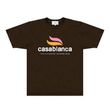 Casablanca T Shirts Fashion Print Street