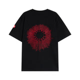 C.e t shirts creative stereoembroider round neck pullover short sleeve for men and women
