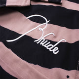 Rhude T Shirt Zebra Letter Embroidery Casual Short Sleeve Shirt, Shorts
